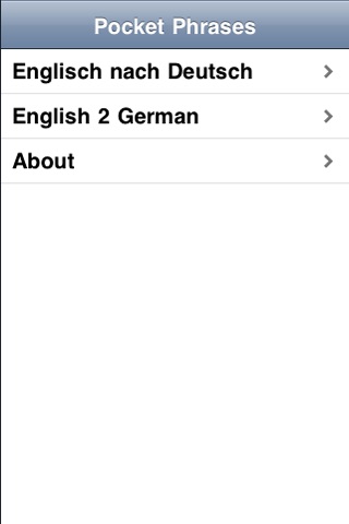 Pocket German Phrases screenshot 3