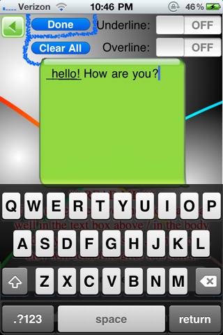 Underline text messages - Overline texts, email... screenshot 2