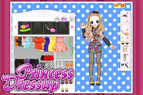 Princess Dressup-Girls Game screenshot 2