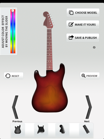 Custom Guitar Creator for iPad screenshot 3