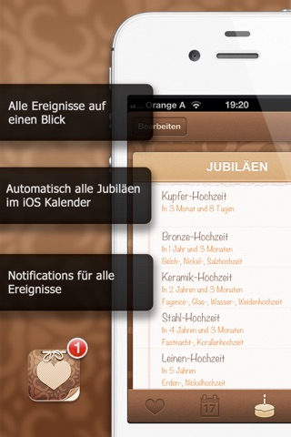 Liebeskalender screenshot 2