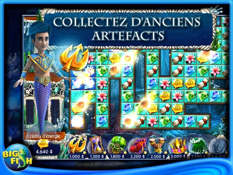 Jewel Legends: Atlantis HD - A Match 3 Puzzle Adventure screenshot 3