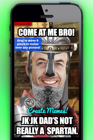 Gladiate Me: Turn Yourself Into A Gladiator or Spartan (A New Photo Editor and Sticker Booth)  #GladiateMe screenshot 2