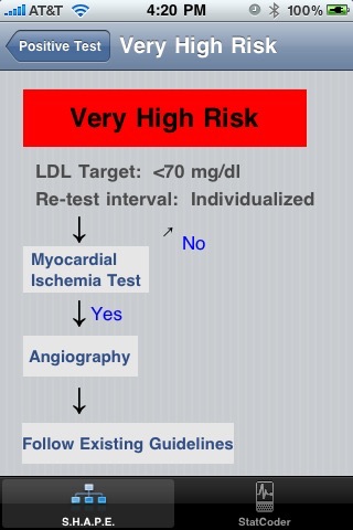 SHAPE Cardiovascular Risk Assesement screenshot 3