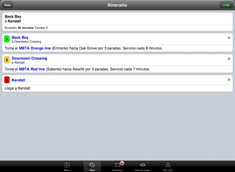 Boston Subway for iPad by Zuti screenshot 2