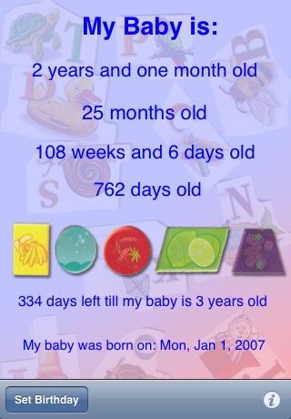 My Baby's Age screenshot 3