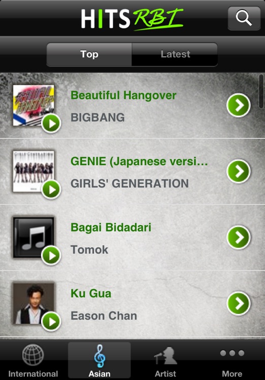 Hits Music Ringback Tone