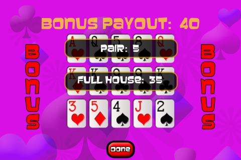 Pokertini: Video Poker With A Twist! screenshot 4