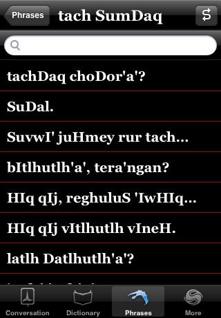 Star Trek: Klingon Phrasebook screenshot 2