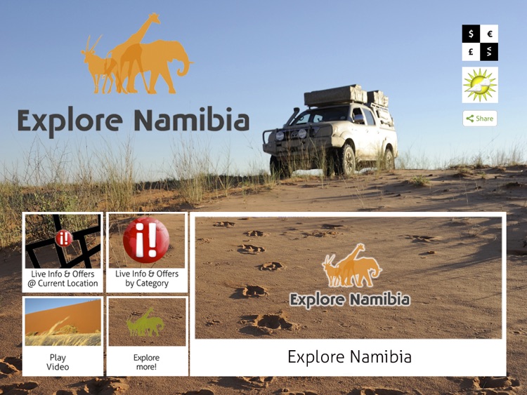 Explore Namibia for iPad