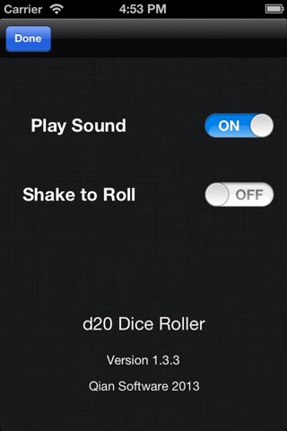 d20 Dice Roller screenshot 2