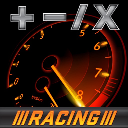 3D Math Racing - A Fast Free Math Facts Game Icon