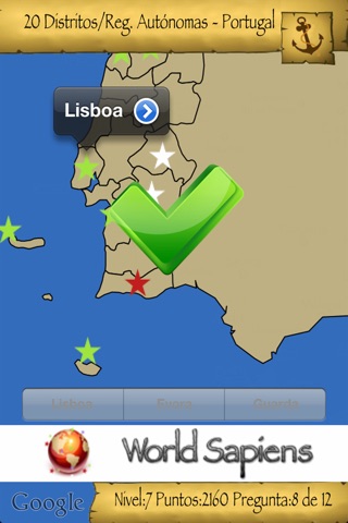 Autonomous Regions and Districts of Portugal - Free - World Sapiens screenshot 2