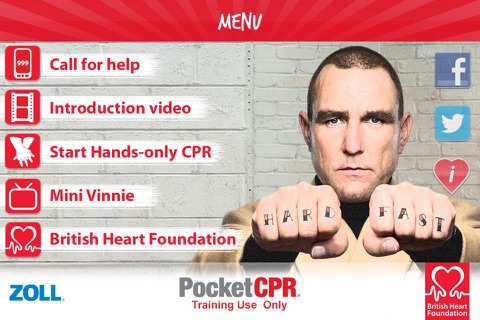 BHF PocketCPR screenshot 2