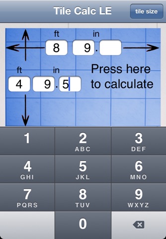 Tile Calc LE screenshot 3