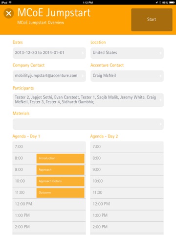 Accenture Mobility Workshop Application screenshot 4