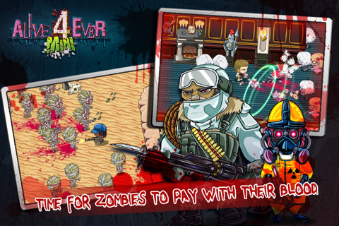 Alive4ever mini: Zombie Party screenshot 2