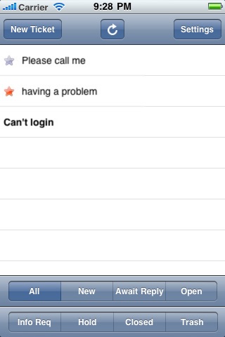 h2desk Help Desk - iPhone Version screenshot 2