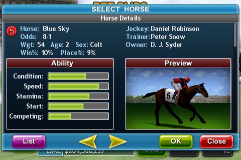 Virtual Horse Racing 3D screenshot 2