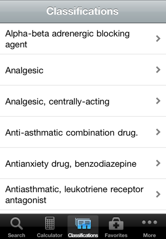 Delmar Nurse's Drug Handbook Application – Lite Version screenshot 3