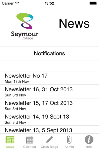 Seymour College screenshot 2