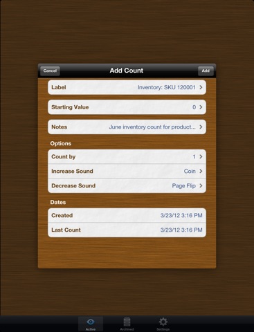 Counts Free for iPad: Count Anything screenshot 2