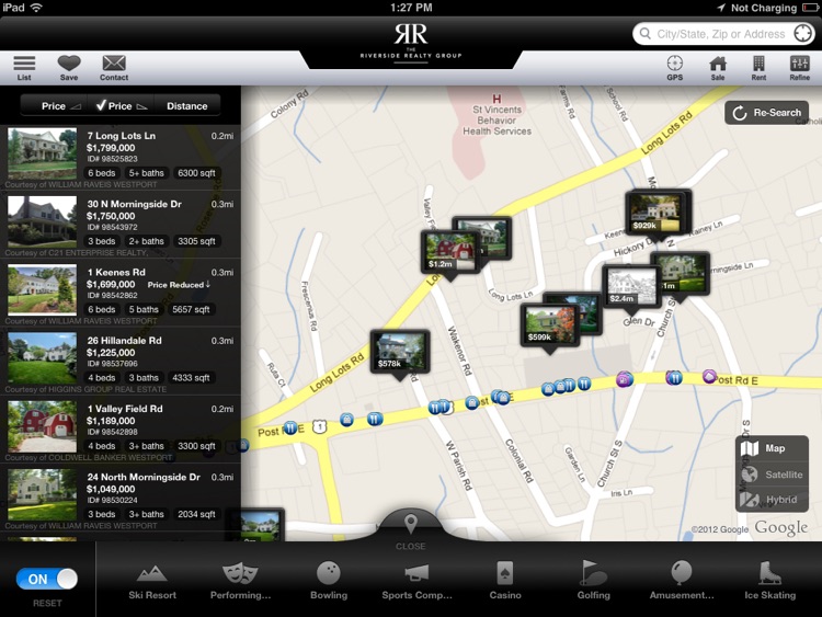 Fairfield CT Realty for iPad
