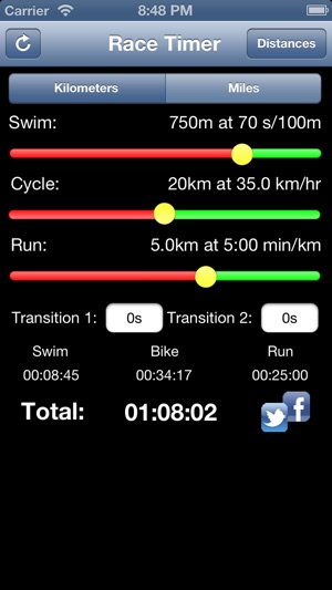 Triathlon Race Time Predictor - Tri Time