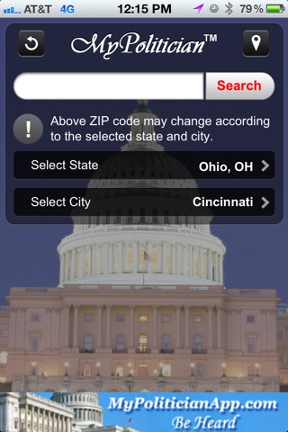 MyPolitician App screenshot 2