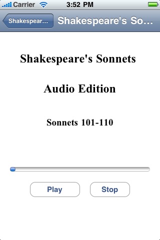 Shakespeare's Sonnets - Audio Edition screenshot 4