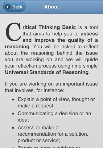 Critical Thinking Basic screenshot 2