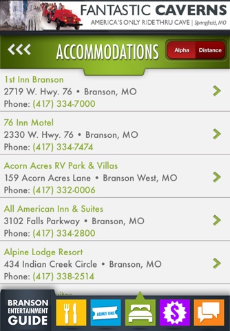 Branson Entertainment Guide screenshot 3