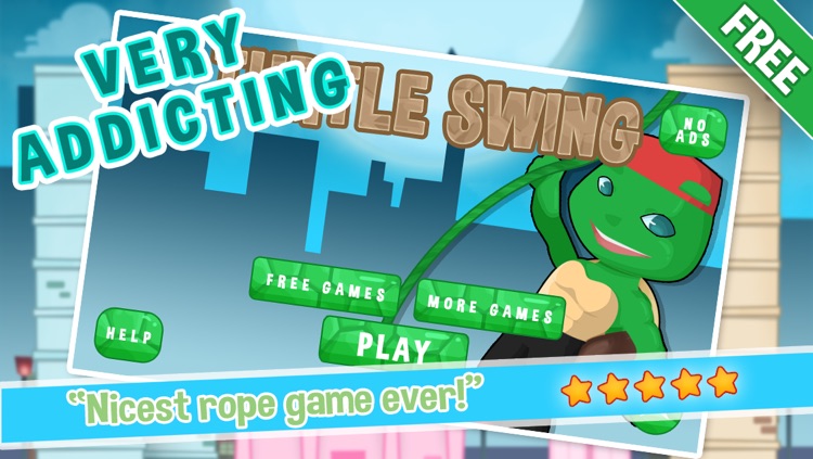 Teenage Turtles Swing - Jump Roof-tops Fly And Run Deluxe