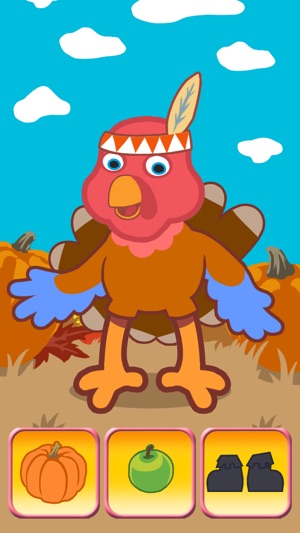 Thanksgiving Turkey Dressing Up Game For Kids(圖4)-速報App