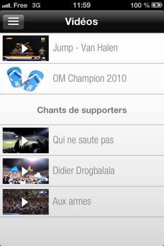 Marseille - Chants de supporters screenshot 3