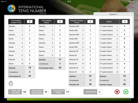 ITN Test (International Tennis Number) screenshot 2