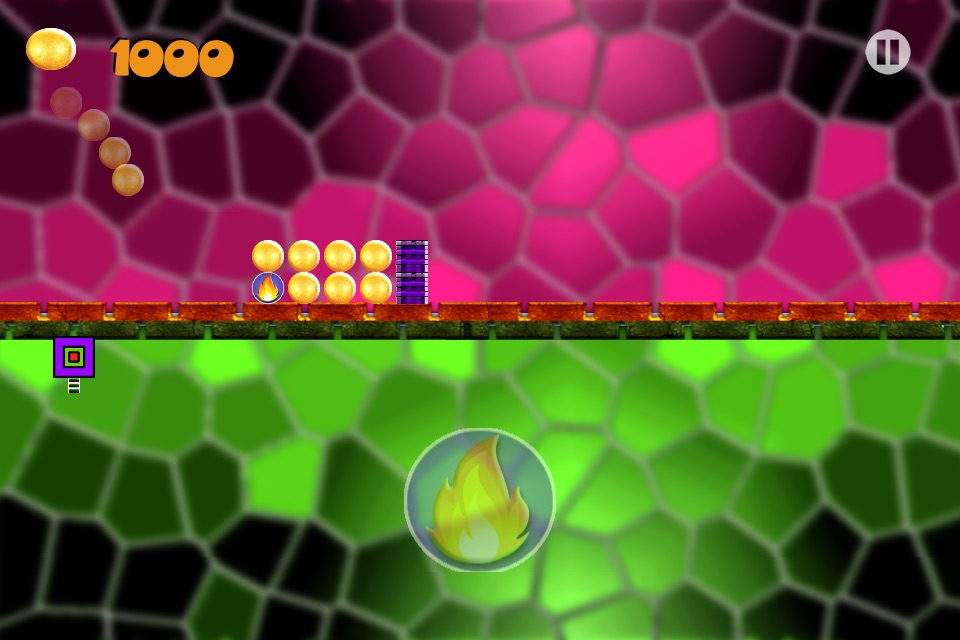 Block Reverse - Geometry Reverse Dash - Don't touch the Spikes Block screenshot 2