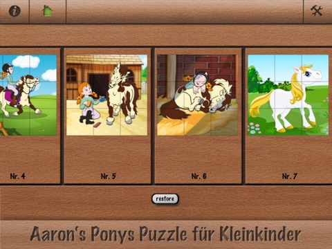 Aaron's cute ponies puzzle for toddlers screenshot 3