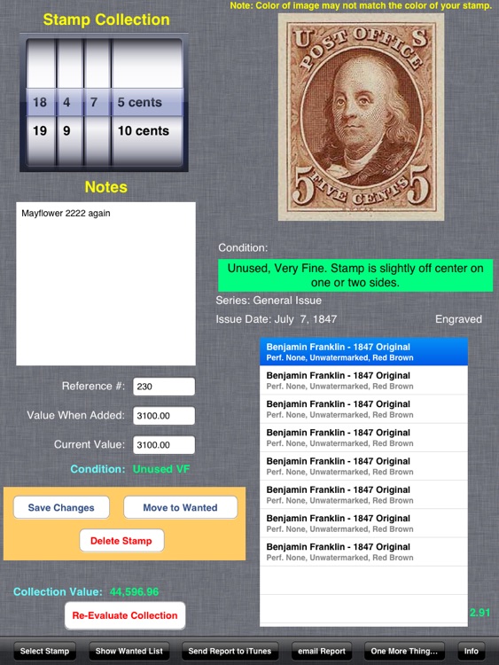 U.S. Postage Stamps--First 100 Years