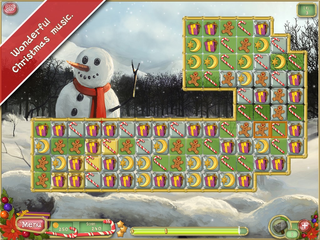 Christmas Mansion HD Free - Prepare your house for holiday in a free matching game screenshot 4