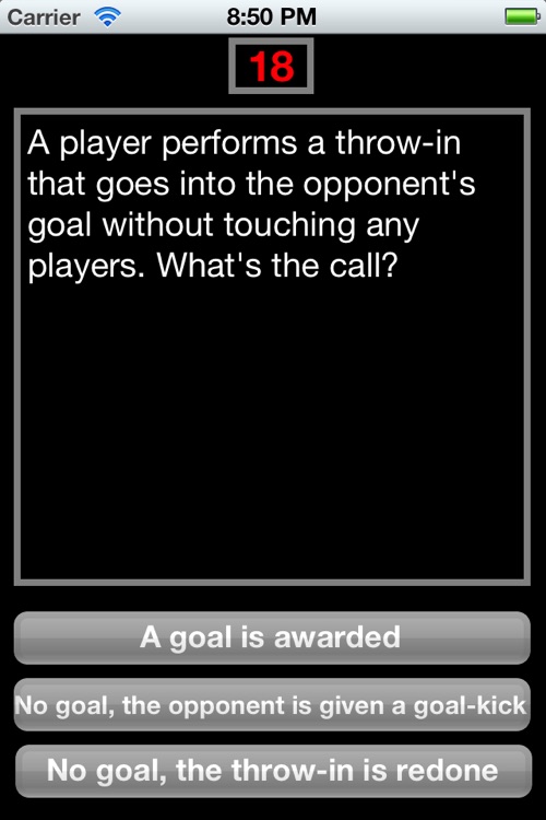 Make the Call - Soccer