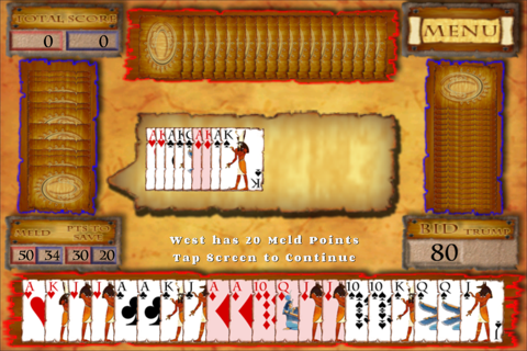 Double Pinochle Mobile screenshot 3