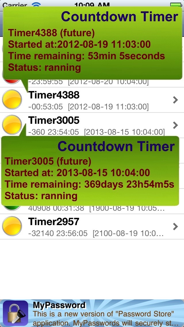 How to cancel & delete Multiple Timer Free from iphone & ipad 3