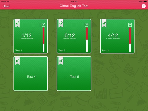 Gifted English Test Pro screenshot 2