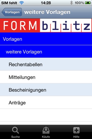 Formblitz screenshot 2