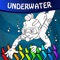 Dive into deep colorful waters with the "Underwater Coloring Book"