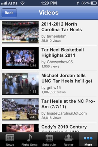 North Carolina Tar Heel Basketball screenshot 4
