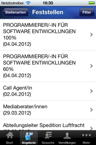 Stellenmarkt screenshot 2