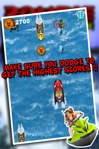 A Zombie Soaker Race War: Fun Jet Ski Bike's Run and Shoot Adventure Game! - Pro Edition screenshot 3