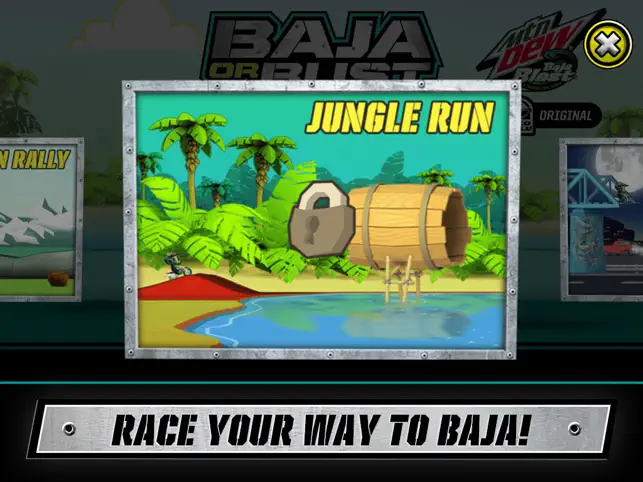 Baja or Bust: By Mtn Dew & Motocross Elite, game for IOS